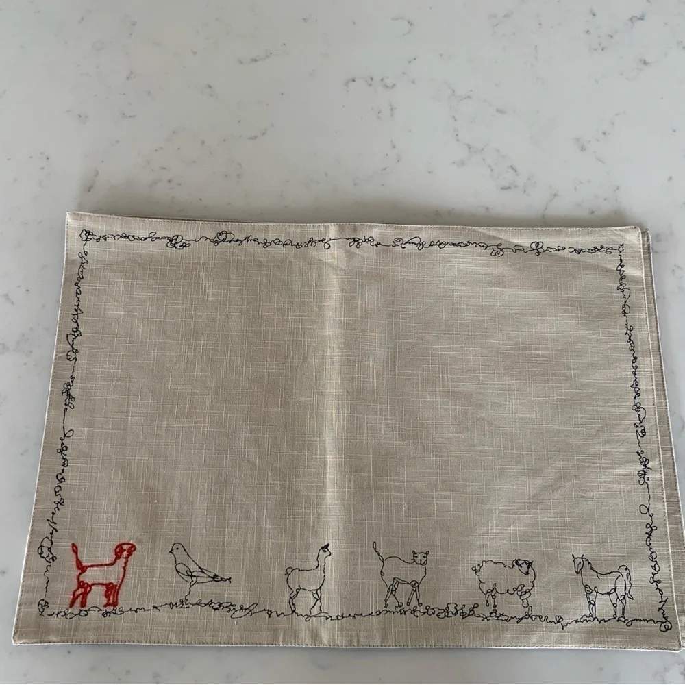 Ellen Degeneres Town & Country Living Placemats Set‎ of 4